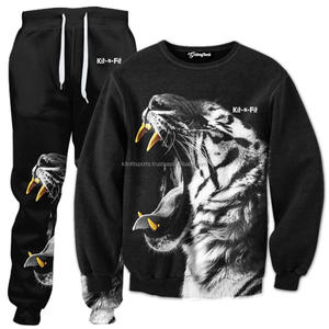 Survêtement deux pièces pour homme, sweat-shirts et pantalons de survêtement, vêtements de sport, nouvelle mode printemps automne - Product Image 1