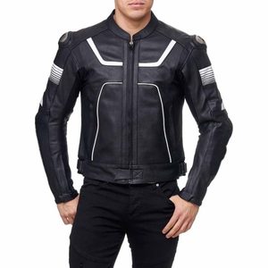 Veste en cuir grande taille pour hommes sur mesure Veste en jean pour femmes pour moto Motocross-Équipement de protection - Product Image 1