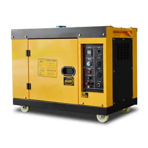 air cooled 7kw silent type portable generator 9kva soundproof electric generator power plant