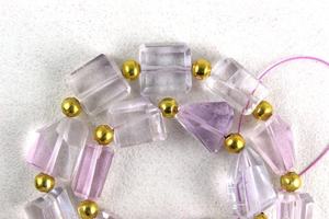 Piedra preciosa de kunzita natural de grado AAA de 19 piezas, forma de pepita facetada, Color blanco, joyería increíble, piedra genuina alta - Product Image 2