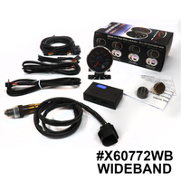 D Racing X5272B-WP 52mm Moteur pas à pas japonais large bande avancé de haute qualité avec rétroéclairage LED et affichage de la valeur maximale pour ajustement universel