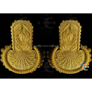 Venta al por mayor de fábrica, Charretera ceremonial, flecos dorados, uniforme hecho y charreteras de disfraces, accesorios y accesorios para uniformes - Product Image 3