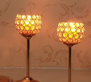 Home Decorations Glass <b>Tea</b> <b>Light</b> <b>Holder</b> Wedding Centerpieces - Product Image 1