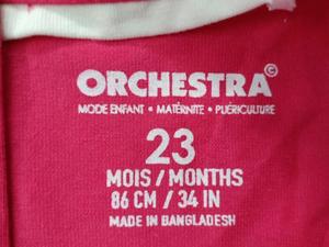 เสื้อผ้าสำเร็จรูปป้ายยี่ห้อ Surplus ของเด็กผู้หญิง,เสื้อบังคลาเทศผ้าฝ้ายคอกลมพิมพ์ลายแขนยาวลายทางสำหรับเด็กผู้หญิง - Product Image 3