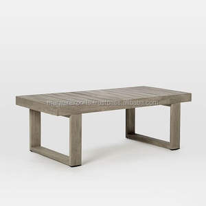 Mesa de centro de madera maciza para sala de estar, colección elegante de muebles para el hogar - Product Image 1