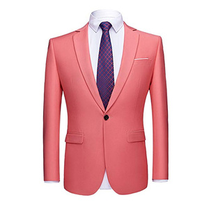 La mejor Fabricación de pantalones de esmoquin de talla grande XL para adultos, diseño de un solo pecho frontal plano a la moda, Algodón puro transpirable - Product Image 2