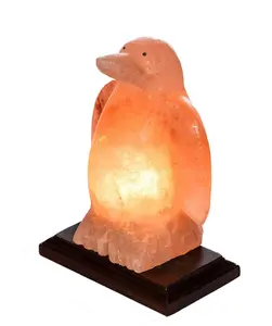 penguin shape himalayan salt lamp