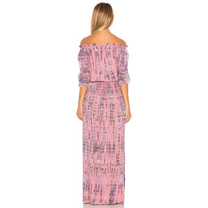 Vestido de playa de diseñador a la moda, para mujer, rayón, Tie Dye - Product Image 3