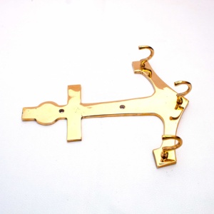 Antique Vintage Nautical Anchor <b>Key</b> Hook Holder High Quality Brass Wood Home Decoration Sailor Keychain <b>Hanger</b> - Product Image 3