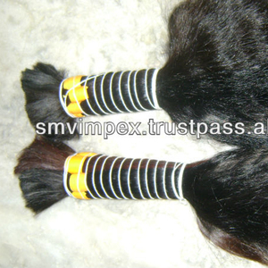 100% mejor cabello humano ondulado mejor cabello natural sin procesar. Cabello Remy de un donante, Venta caliente, libre de derramamiento de cabello virgen a granel de la India - Product Image 2