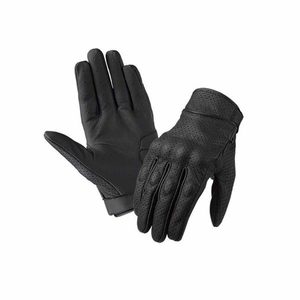 Gants de moto en cuir de chèvre sur mesure pour hommes - Motocross - Course - Impression par transfert thermique - Quatre saisons - Longueur poignet - Extérieur - Product Image 1