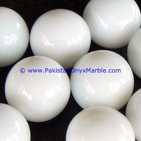 Meilleur prix, marbre blanc de Carrare de haute qualité, sphères rondes polies Ziarat