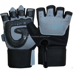Vente chaude Respirant Durable Polyester Exercice Demi Doigt Formation Fitness Gants Usage Professionnel Haltérophilie Gym Workout - Product Image 4