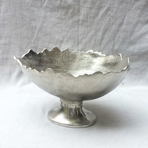 ชามอลูมิเนียมทรงกลมขอบขนนกถ้วยเสิร์ฟอาหารสไตล์อเมริกันทำด้วยมือเป็นมิตรต่อสิ่งแวดล้อมใช้ในบ้านร้านอาหาร - Product Image 5