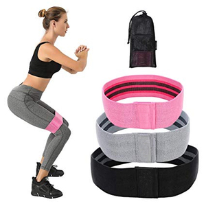 Fasce di resistenza 3 set fasce per esercizi Premium con Design antiscivolo per glutei fianchi 3 fasce per bottino da allenamento con livello di resistenza