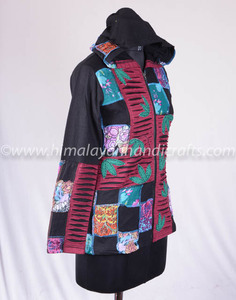Multidesign Patchwork Razorcut BOHEMIAN LADIES HOODIE CSWJ 430 - Product Image 4