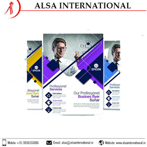 Quantité en vrac A4 Flyers bon marché Impression et service d'impression numérique personnalisé disponible auprès de l'exportateur indien. - Product Image 3