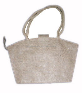 Sac à main en jute tissé à la main pour femmes LOWELL CRAFT, rayé, petit, avec poignée en corde - Product Image 2