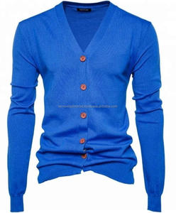 De Jacquard de lana 100% lana ODM con cuello de los hombres suéter Cardigan de vender el producto Bangladesh - Product Image 1