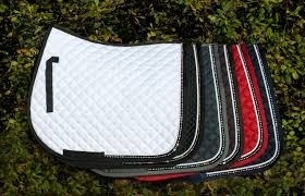 Tapis de selle d'hippique en coton respirant et absorbant la transpiration - Product Image 2