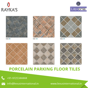 Azulejos vitrificados digitales mate rústico 300x300 clásicos modernos, nuevos azulejos de estacionamiento de porcelana antideslizantes para suelo de balcón al aire libre - Product Image 5