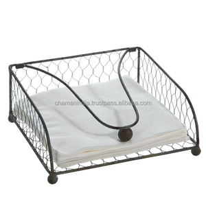 Servilletero de hierro forjado Servilletero de granja para mesas - Product Image 1