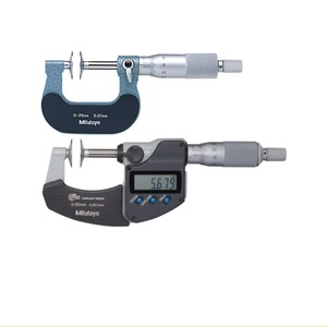 Micromètre à disque spécial Mitutoyo 123-101/123-103/323-250-30, mesure la "longueur tangente racine" de l'engrenage droit et de l'engrenage hélicoïdal - Product Image 1