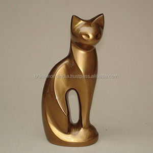 Urne commémorative pour chat noir par Brassworld, fournitures commémoratives indiennes - Product Image 5