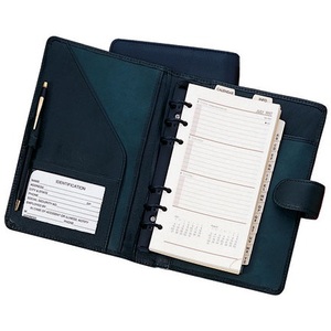 Planificateur quotidien en cuir, classeur à 6 anneaux, organisateur de sac à main, Agenda - Product Image 1