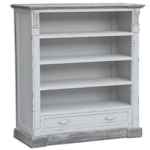 Stylish Modern Shabby Chic Wooden <b>Bookshelf</b> for Home Living Room Furniture with Chic Design - Product Image 6