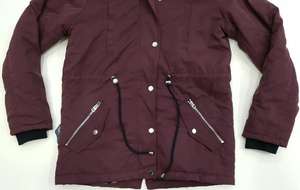 Overrun marque dames veste de sport d'hiver capuche à manches longues zippé Windtrekker tricoté respirant chaînes coupe-vent - Product Image 2