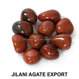 Chất lượng cao đánh bóng màu đỏ <span class=keywords><strong>jasper</strong></span> giảm đá bán quý đá thủ công mỹ nghệ để chữa bệnh trang trí bán buôn Agate tumblestones - Product Image 2