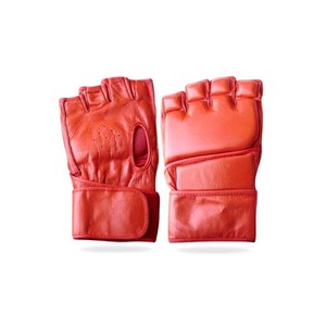 Guantes de Boxeo MMA de Cuero Vacuno de Alta Calidad con Manoplas Integradas, Personalizables, Unisex, Directo de Fábrica - Product Image 1