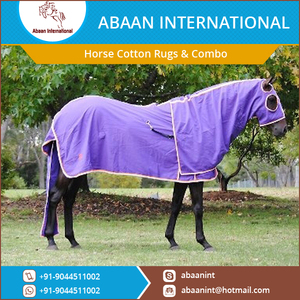 Couvertures pour chevaux en coton de qualité supérieure, tissage diamant, résistant aux déchirures - Product Image 5