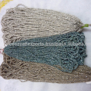 ลูกปัดเพชรแบบไม่เจียระไน14นิ้วพลอยธรรมชาติ - Product Image 1