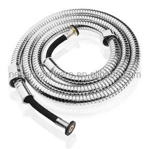 Hy 17-1.5, 1,2 m tuercas de latón metros <span class=keywords><strong>flexible</strong></span> reforzado hosestainless manguera de ducha de acero - Product Image 4