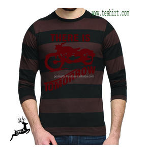 T-shirt de sport pour homme en gros, manches longues, couleur personnalisée, taille plus, 100% coton, Tirupur Inde, nouvelle arrivée - Product Image 4