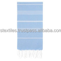 Quick-Dry Striped Pattern Round Turkish <b>Towel</b> Reactive Printed Beach <b>Towel</b>-Disposable and Compressed - Product Image 6