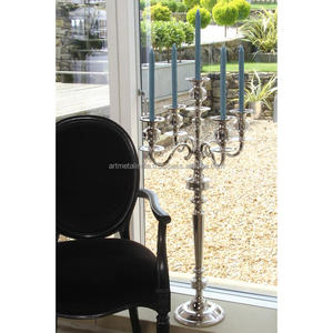 HIGH QUALITY METAL <b>CANDELABRA</b> NEW <b>CANDELABRA</b> for WEDDING DECORATION METAL CANDLE STAND in WHOLESALE PRICE NEW CANDLE HOLDERS - Product Image 3