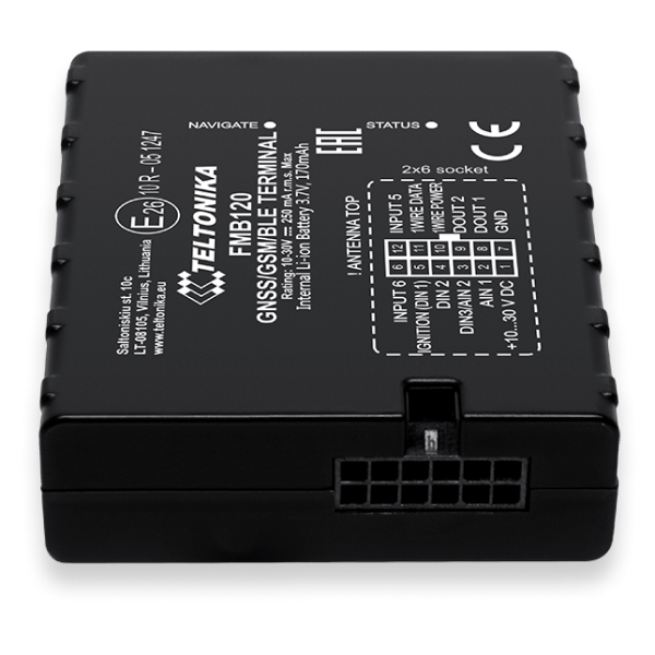 Best Seller Teltonika FMB120 GPS Tracker with Internal Antennas for Automotive & Motorcycle 2-Year Warranty Made in LT