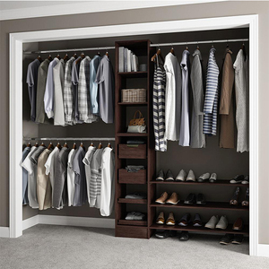 Prima MDF Walk in Closet Wooden <strong>Wardrobe</strong> Solid Wood Indoor Wall <strong>Wardrobe</strong> Bedroom Furniture <strong>Storage</strong> <strong>Unit</strong> - Product Image 2