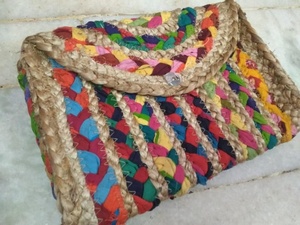 Bolso de mano de noche hecho a mano con cuentas para mujer, bandolera India, Guru, Kirpa, Export House - Product Image 2