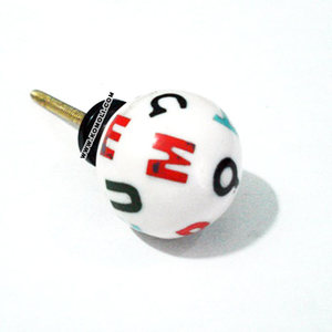 Tornillos de perilla de plástico para puerta de armario, perilla acrílica con estampado personalizado - Product Image 5