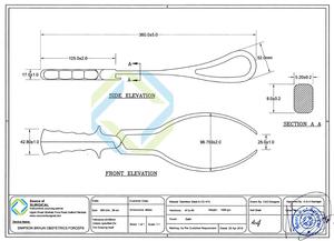 Forceps Obstétricaux Manuel en Acier Inoxydable Simpson Base pour Instruments Chirurgicaux - Product Image 6