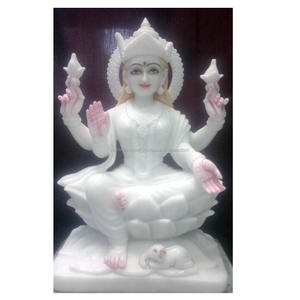 Makrana Marble Laxmi Maa Statue - Product Image 1