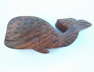 Boîte de puzzle de poisson en bois (AC 4071) Pièce décorative élégante pour cadeaux promotionnels et d'affaires - Product Image 2