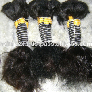 Calidad superior al por mayor precio de fábrica Virgen Remy humano sin procesar Virgen indio tejido de pelo crudo de la India - Product Image 4
