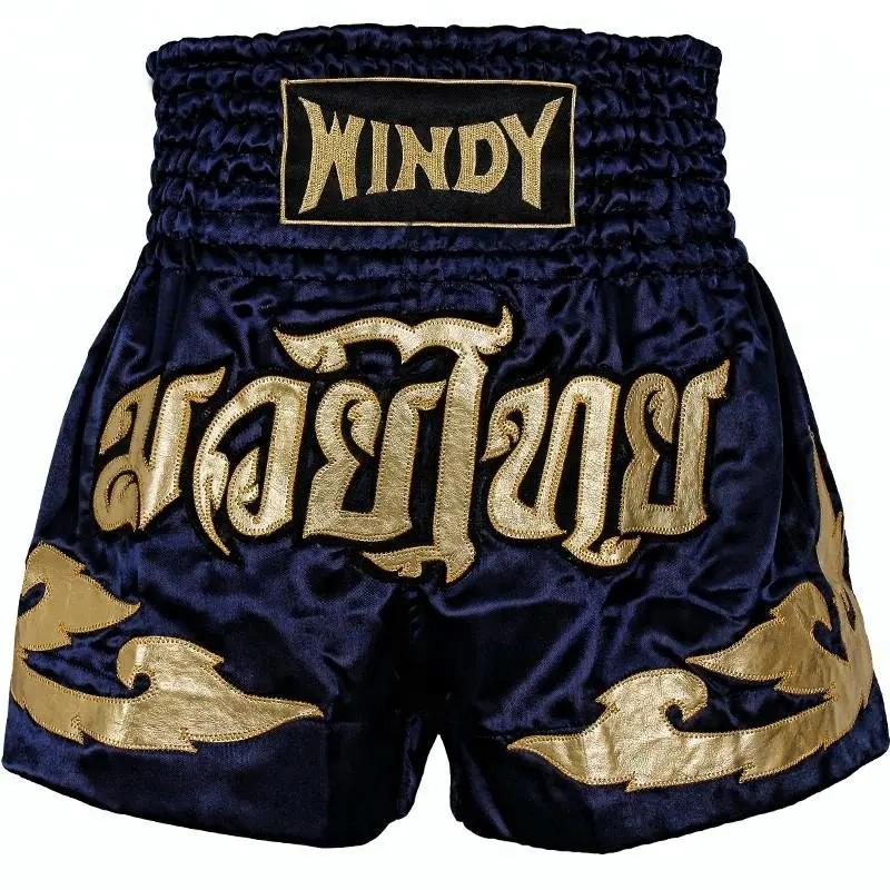 Muay Thai Breve/Thai Pantaloncini Da Boxe/Ricamo Thai Breve