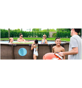 Estway 56725-Piscina de marco redondo para fiesta, piscina sobre el suelo de 4,88 m x 1,22 m - Product Image 4