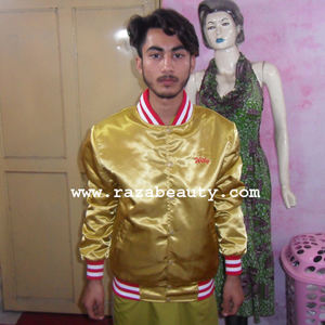 แจ็กเก็ตเบสบอลบอมเบอร์ผ้าซาตินใส่ได้ทั้งชายและหญิงผ้าหนังพิมพ์ลายซับลิเมชันสำหรับฤดูหนาว - Product Image 1